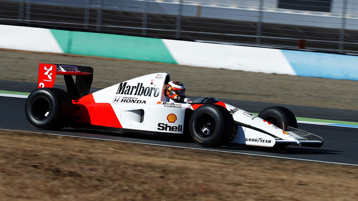 Stoffel Vandoorne in the McLaren-Honda MP4/6, 2016 Honda Racing Thanks Day, Motegi, Japan, December 2016 © Honda