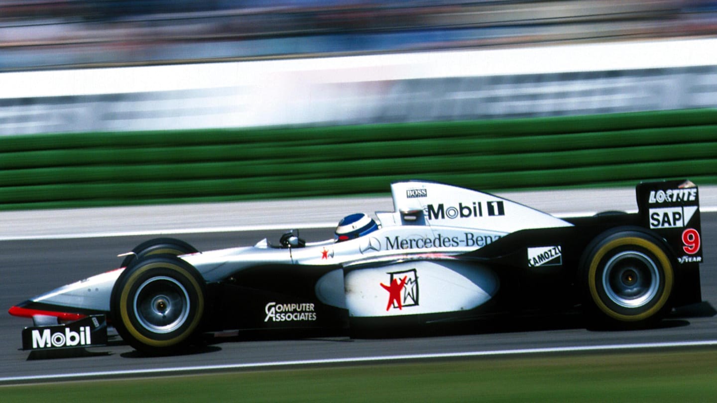 Mika Hakkinen (FIN) Mclaren  MP4-12, 3rd place Formula One World Championship, Rd 10, German Grand
