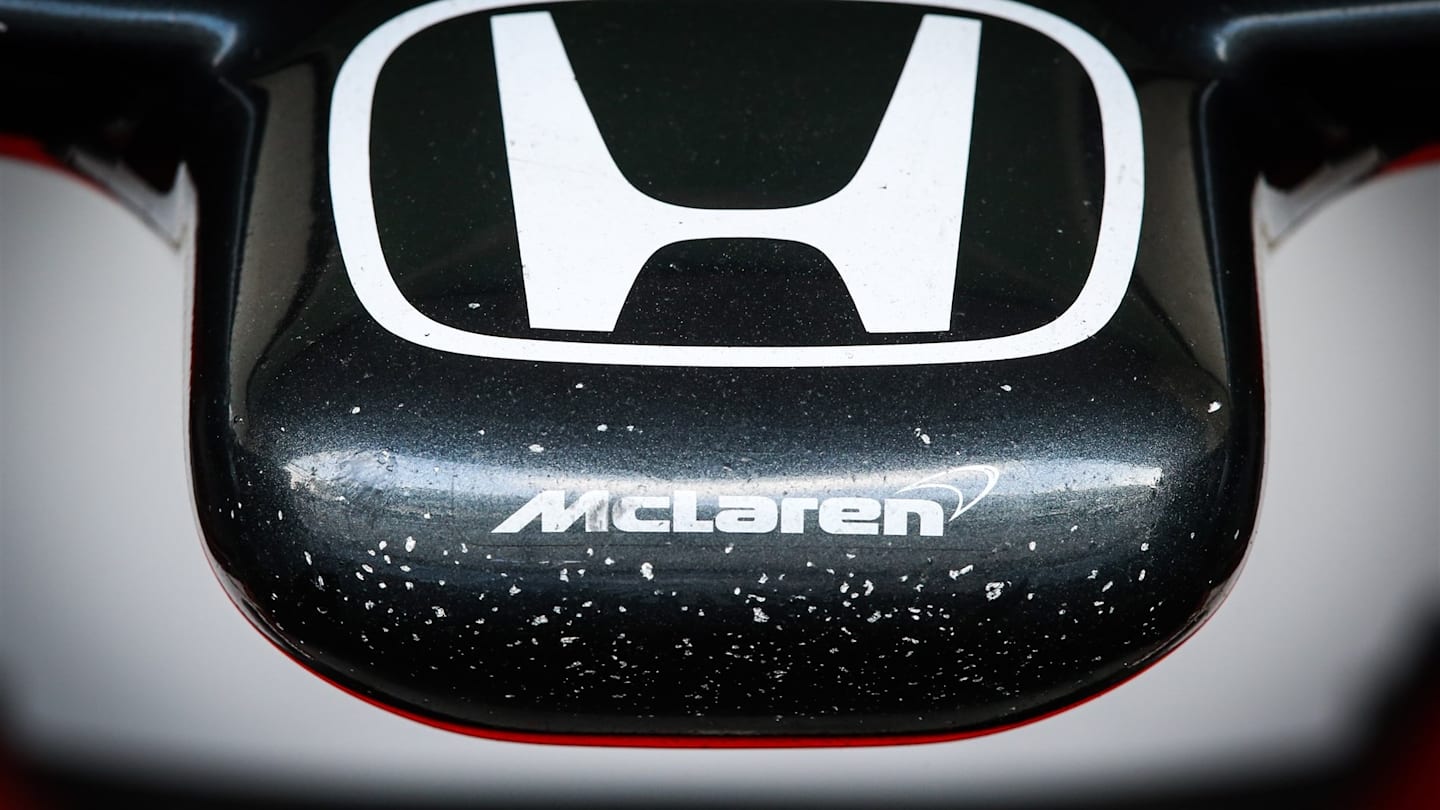 McLaren MP4-30 nose detail at Formula One World Championship, Rd19, Abu Dhabi Grand Prix,