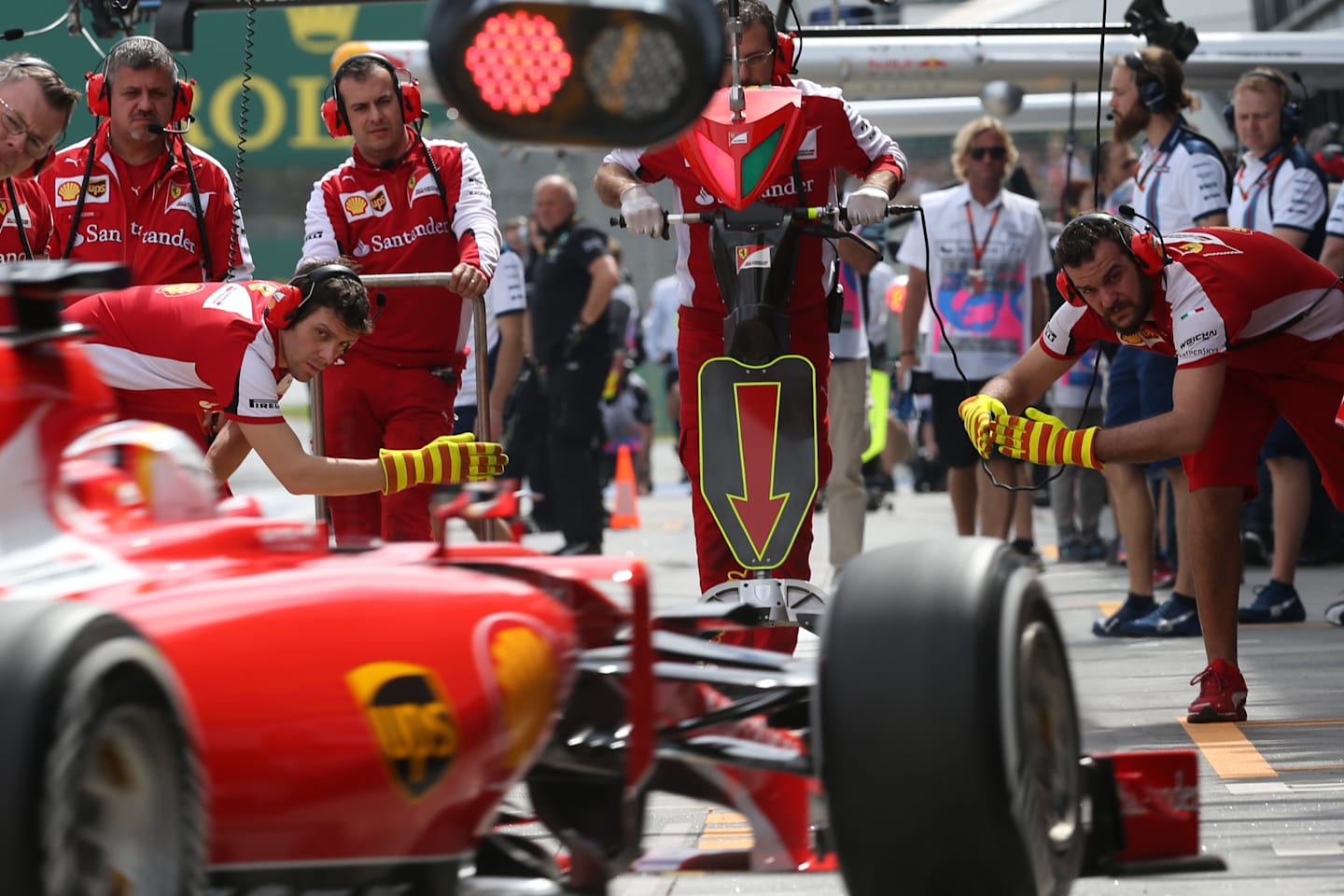 Sebastian Vettel (GER) Ferrari SF15-T at Formula One World Championship, Rd1, Australian Grand Prix, Qualifying, Albert Park, Melbourne, Australia, Saturday 14 March 2015. © Sutton Motorsport Images