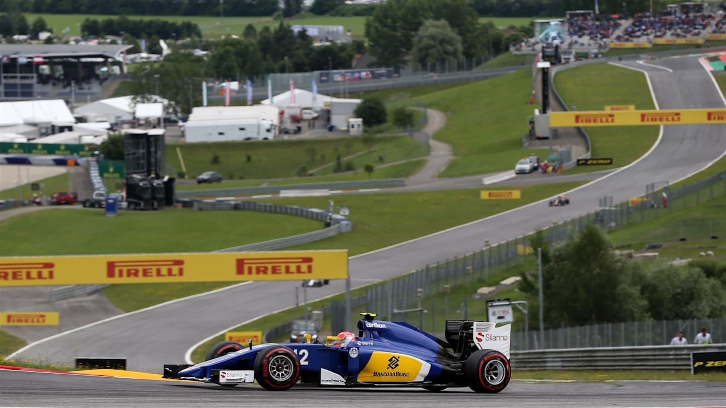 Felipe Nasr (BRA) Sauber C34 at Formula One World Championship, Rd8, Austrian Grand Prix, Practice,