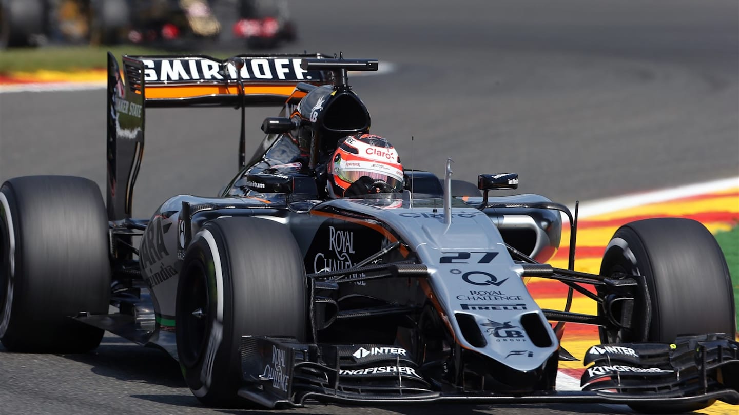 Nico Hulkenberg (GER) Force India VJM08 at Formula One World Championship, Rd11, Belgian Grand