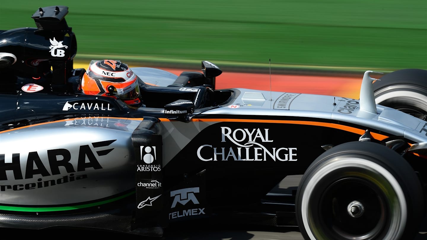 Nico Hulkenberg (GER) Force India VJM08 at Formula One World Championship, Rd11, Belgian Grand