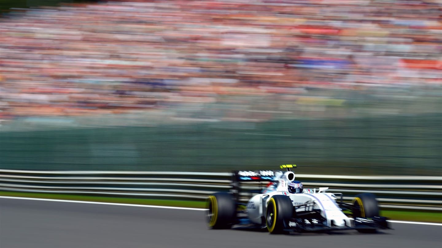 Valtteri Bottas (FIN) Williams FW37 at Formula One World Championship, Rd11, Belgian Grand Prix,