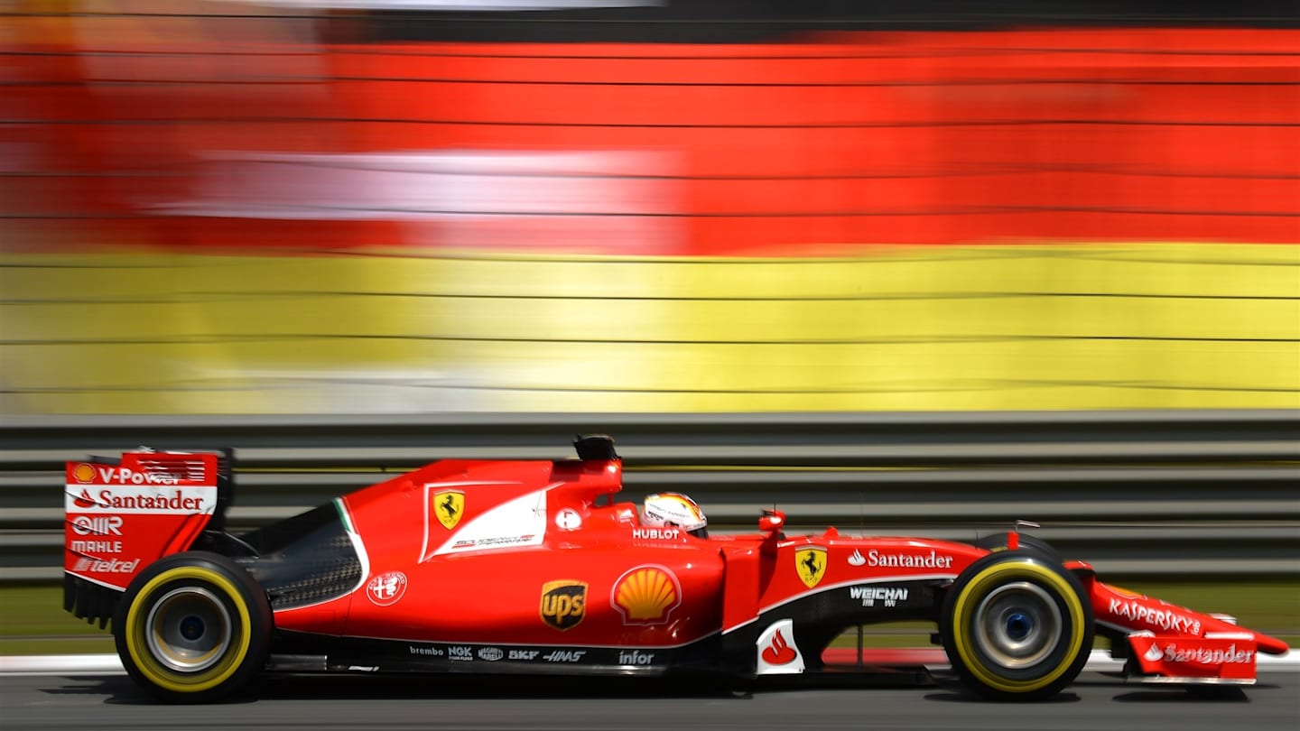 Sebastian Vettel (GER) Ferrari SF15-T at Formula One World Championship, Rd3, Chinese Grand Prix,