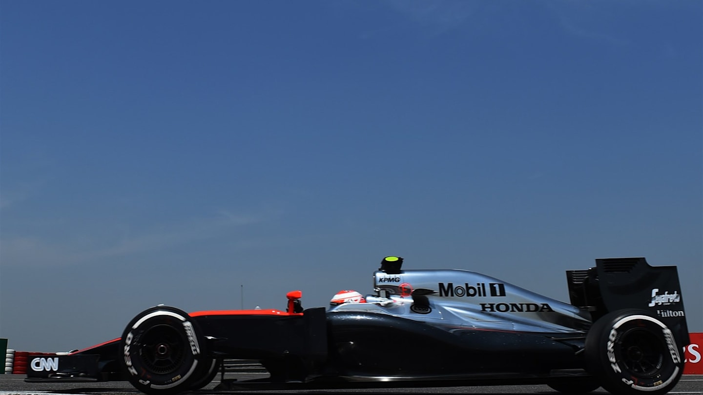 Jenson Button (GBR) McLaren MP4-30 at Formula One World Championship, Rd3, Chinese Grand Prix, FP3,