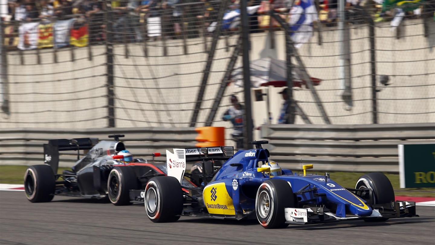 Marcus Ericsson (SWE) Sauber C34 at Formula One World Championship, Rd3, Chinese Grand Prix, Race, Shanghai, China, Sunday 12 April 2015. © Sutton Motorsport Images