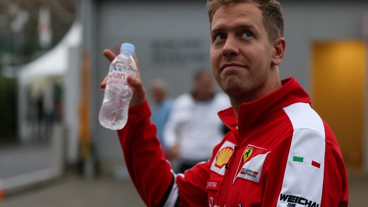 Sebastian Vettel (GER) Ferrari at Formula One World Championship, Rd14, Japanese Grand Prix, Practice, Suzuka, Japan, Friday 25 September 2015. © Sutton Motorsport Images