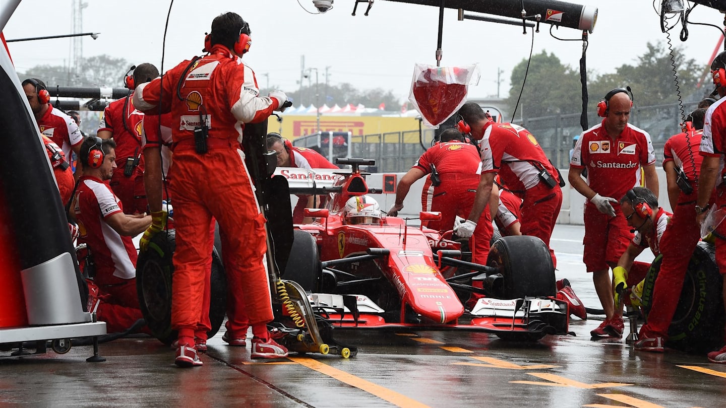 Sebastian Vettel (GER) Ferrari SF15-T at Formula One World Championship, Rd14, Japanese Grand Prix, Practice, Suzuka, Japan, Friday 25 September 2015. © Sutton Motorsport Images