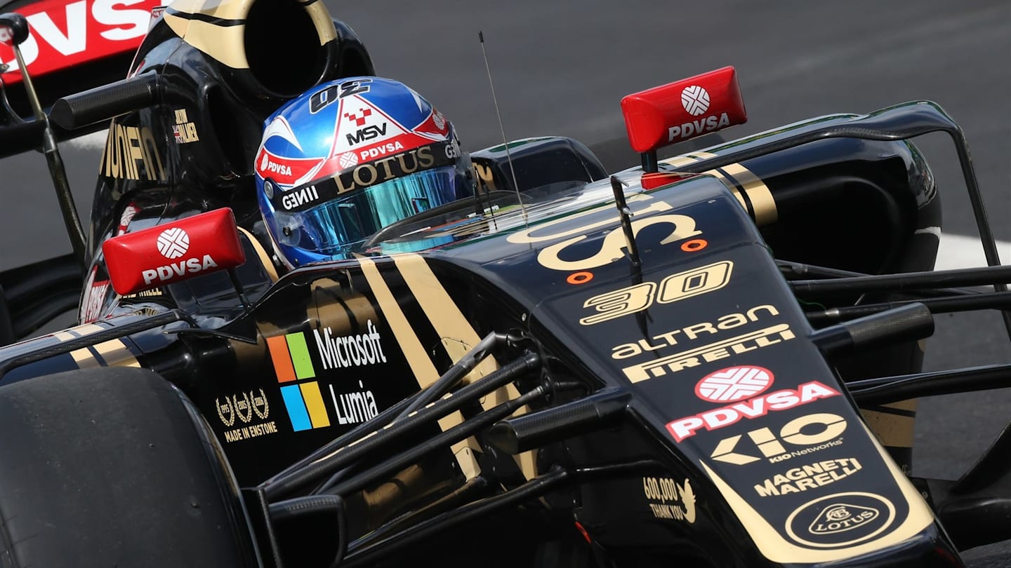 Jolyon Palmer (GBR) Lotus Test and Reserve Driver at Formula One World Championship, Rd17, Mexican