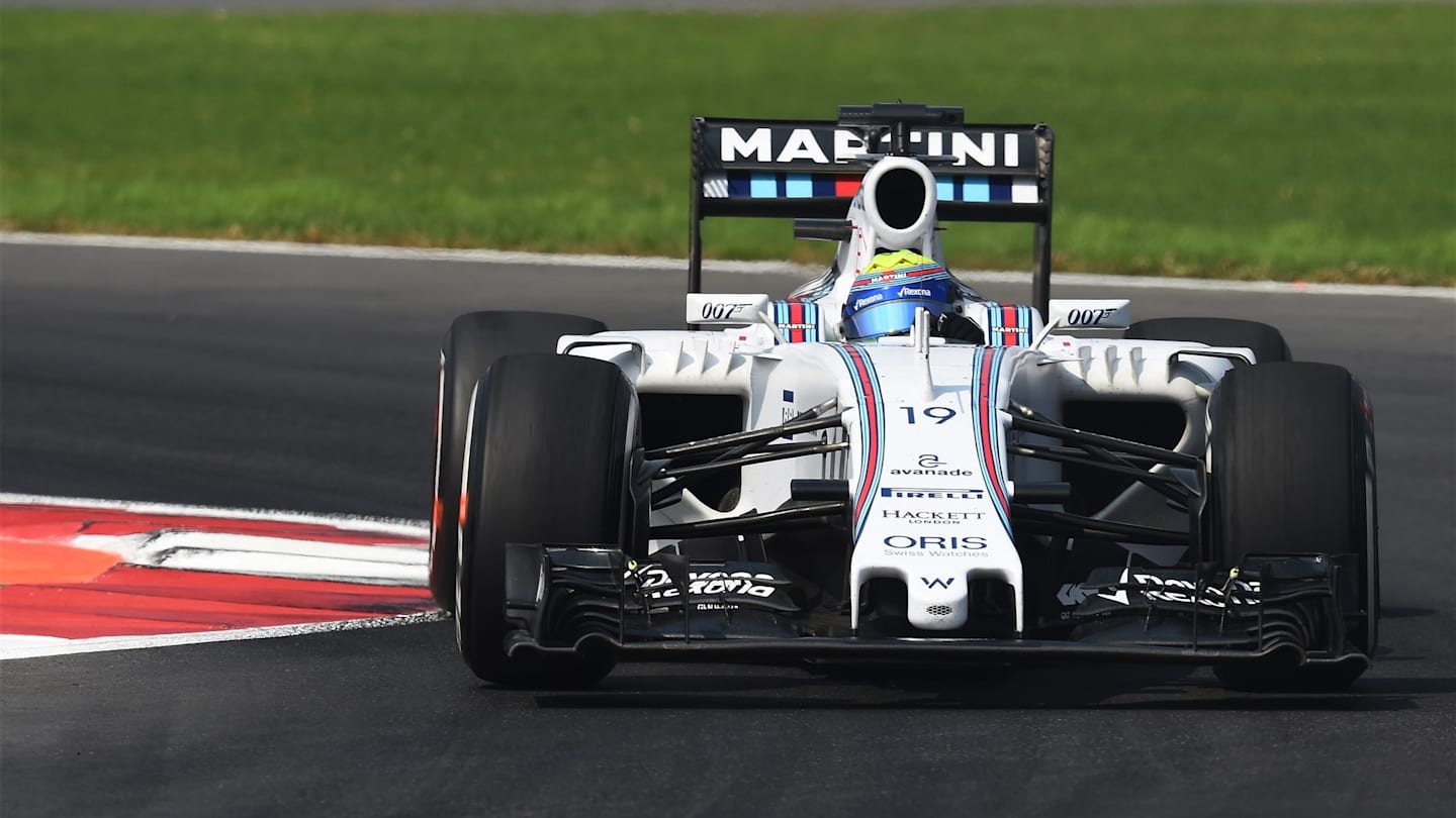 Felipe Massa (BRA) Williams FW37 at Formula One World Championship, Rd17, Mexican Grand Prix, Race, Circuit Hermanos Rodriguez, Mexico City, Mexico, Sunday 1  November 2015. © Sutton Motorsport Images