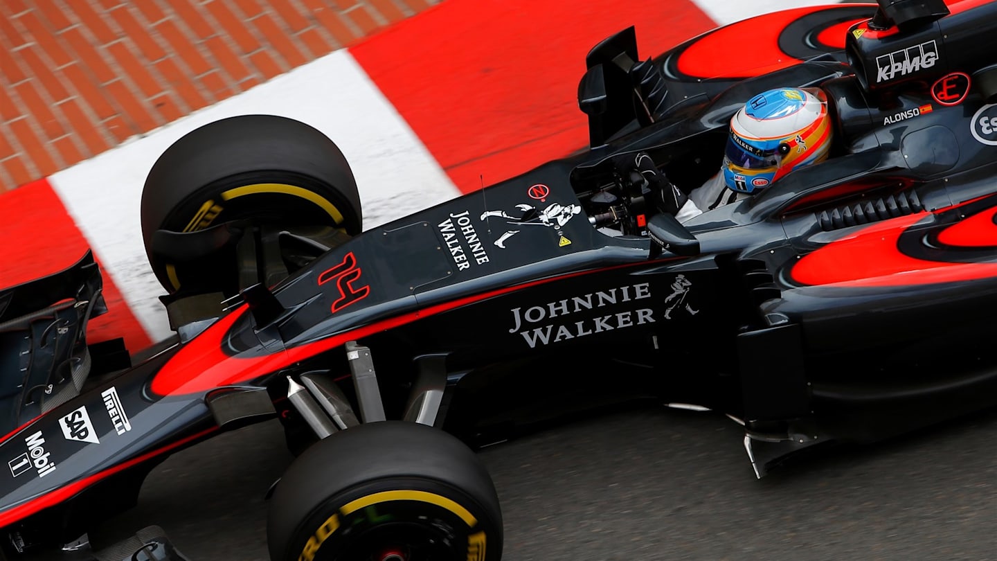 Fernando Alonso (ESP) McLaren MP4-30 at Formula One World Championship, Rd6, Monaco Grand Prix