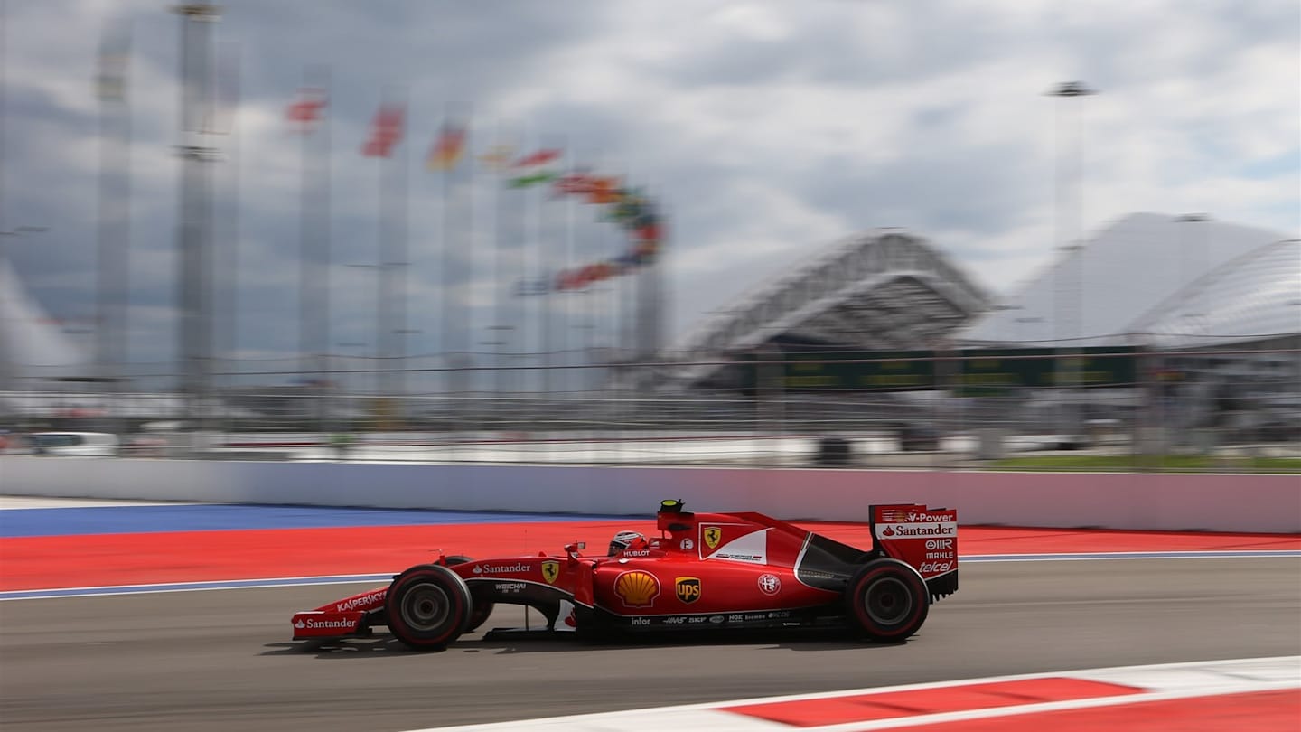 Kimi Raikkonen (FIN) Ferrari SF15-T at Formula One World Championship, Rd15, Russian Grand Prix,