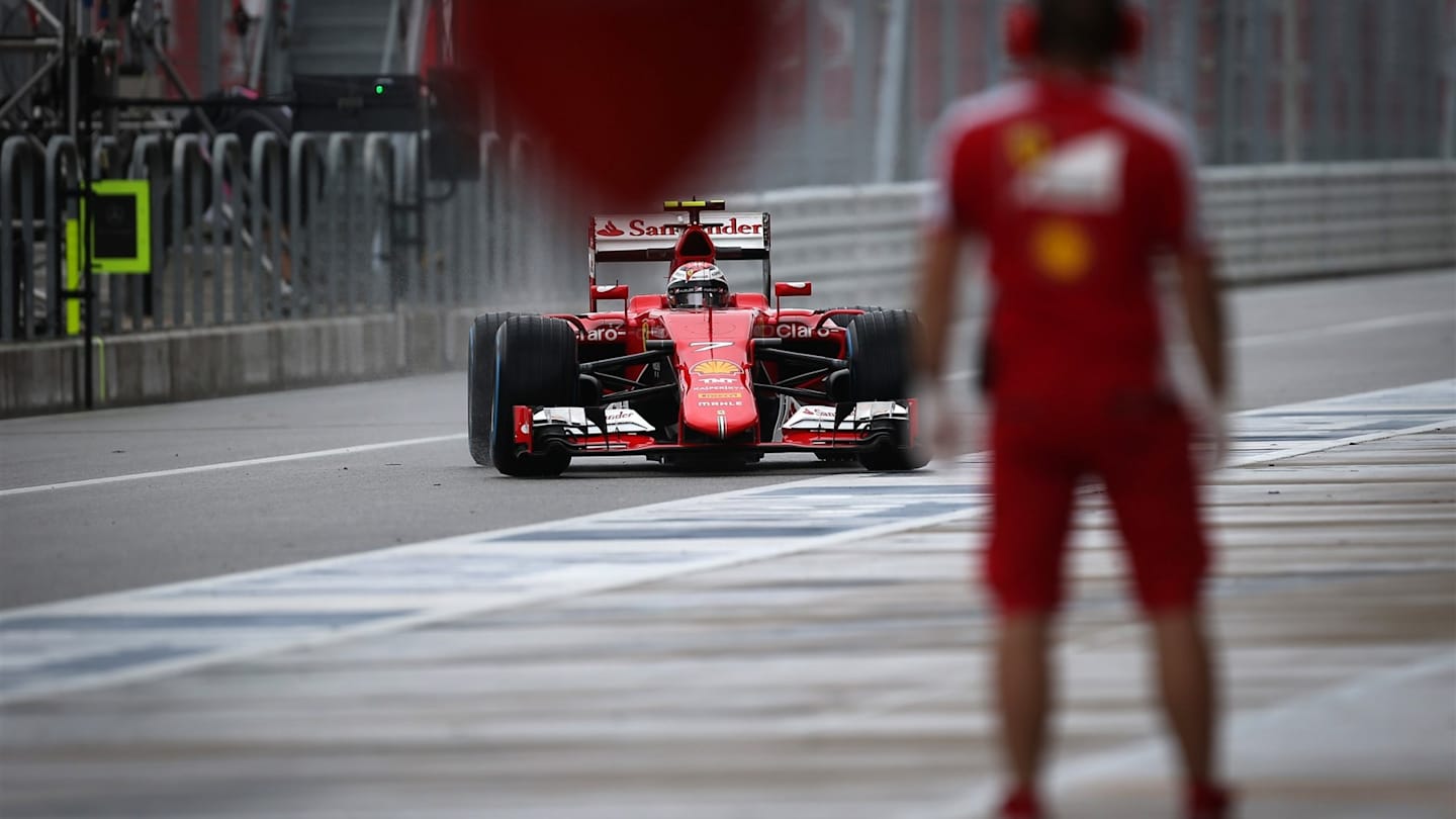 Kimi Raikkonen (FIN) Ferrari SF15-T at Formula One World Championship, Rd16, United States  Grand Prix, Practice, Austin, Texas, USA, Friday 23 October 2015. © Sutton Motorsport Images