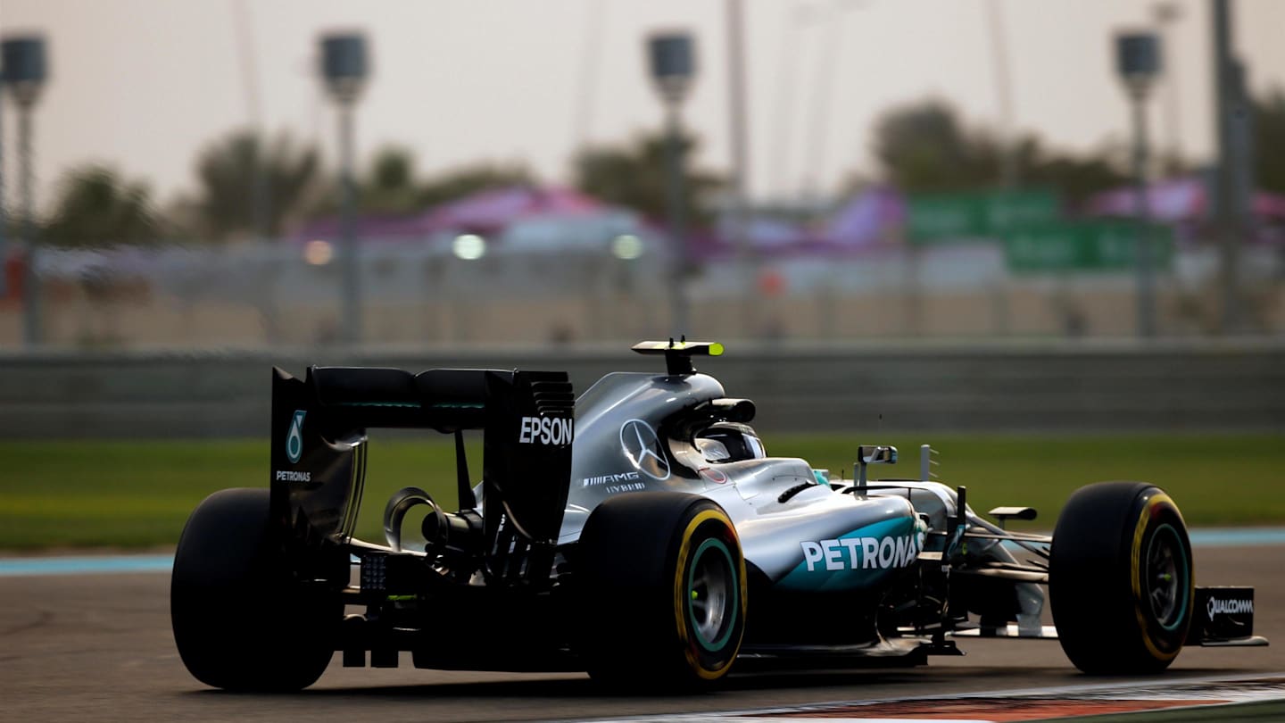 Nico Rosberg (GER) Mercedes-Benz F1 W07 Hybrid at Formula One World Championship, Rd21, Abu Dhabi Grand Prix, Practice, Yas Marina Circuit, Abu Dhabi, UAE, Friday 25 November 2016. © Sutton Images