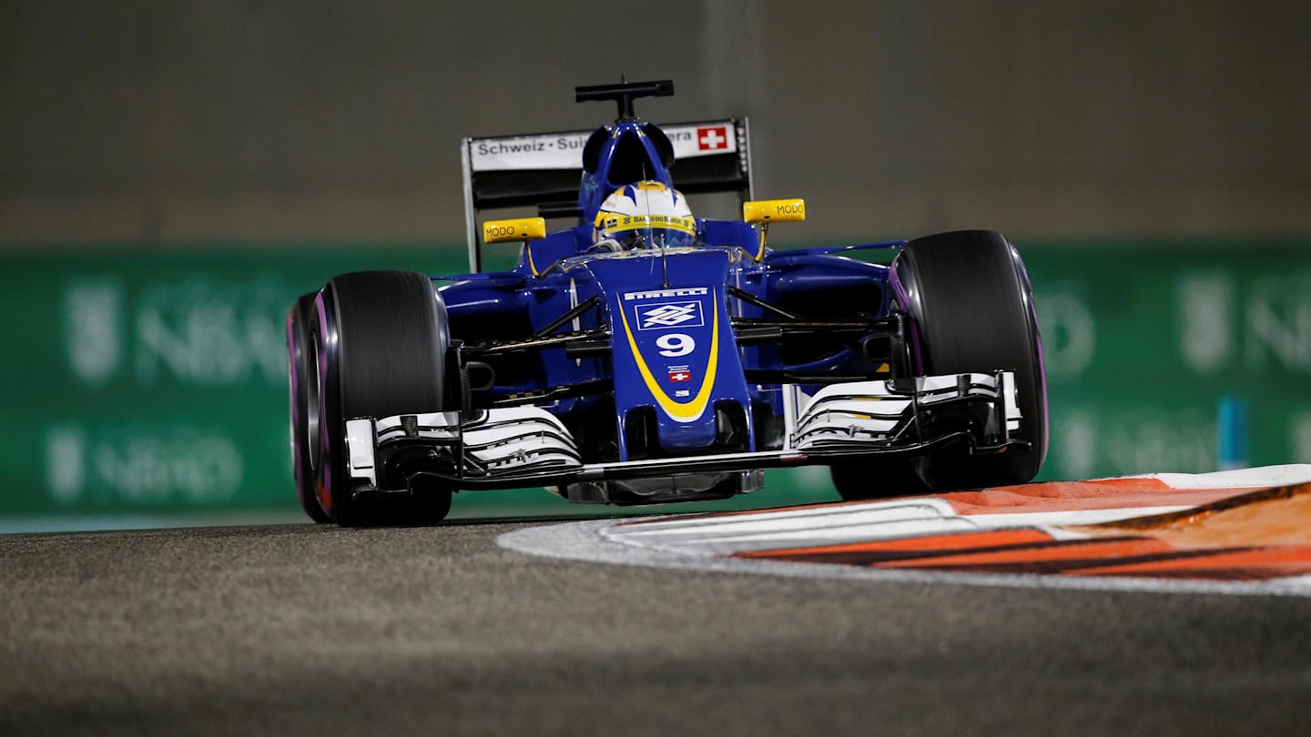 Marcus Ericsson (SWE) Sauber C35 at Formula One World Championship, Rd21, Abu Dhabi Grand Prix, Practice, Yas Marina Circuit, Abu Dhabi, UAE, Friday 25 November 2016. © Sutton Images