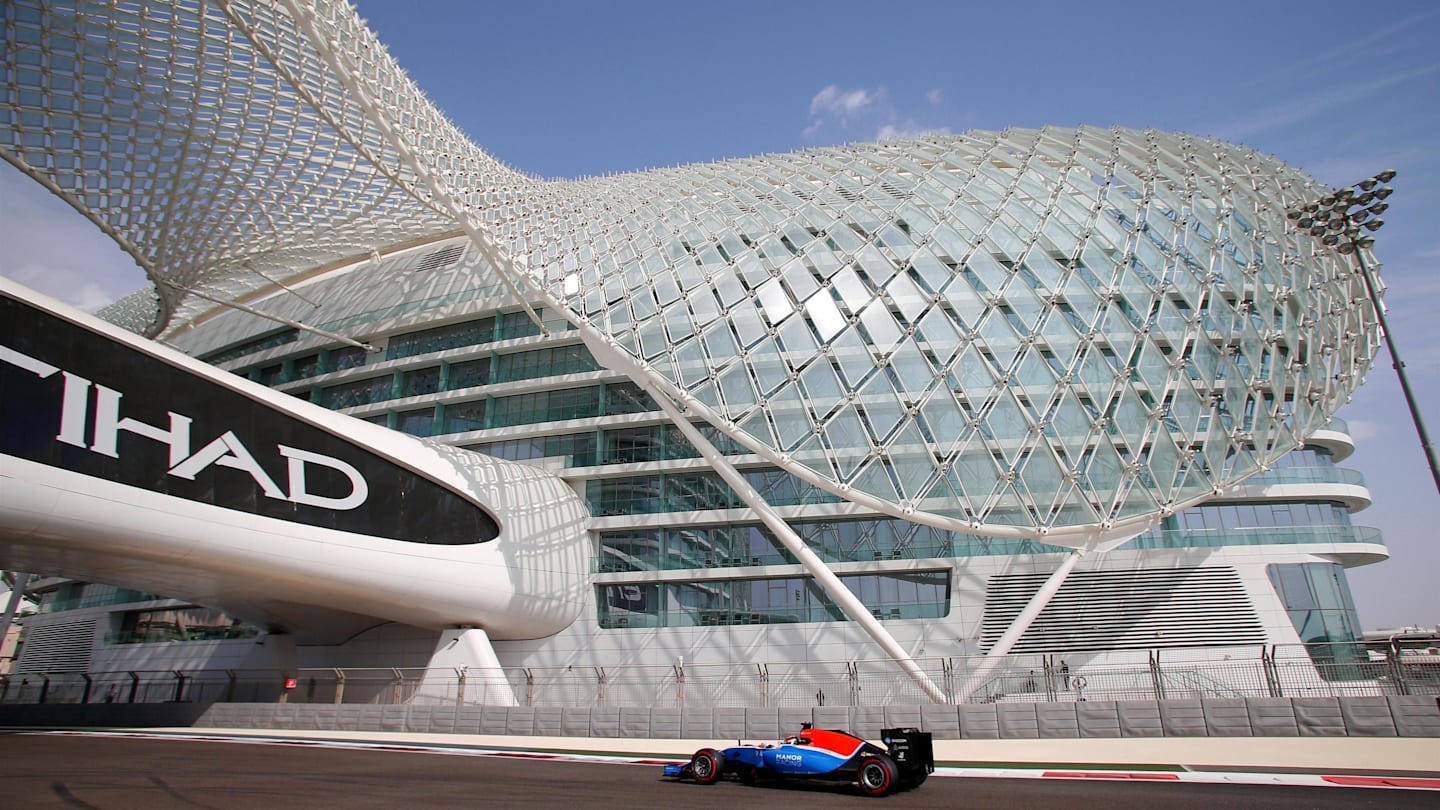 Pascal Wehrlein (GER) Manor Racing MRT05 at Formula One World Championship, Rd21, Abu Dhabi Grand Prix, Practice, Yas Marina Circuit, Abu Dhabi, UAE, Friday 25 November 2016. © Sutton Images