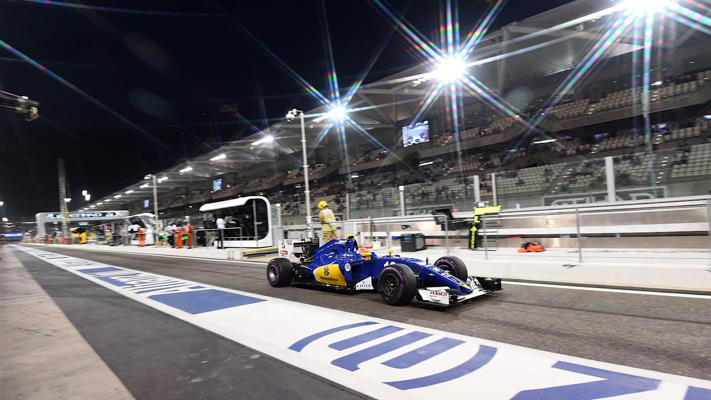 Felipe Nasr (BRA) Sauber C35 at Formula One World Championship, Rd21, Abu Dhabi Grand Prix, Practice, Yas Marina Circuit, Abu Dhabi, UAE, Friday 25 November 2016. © Sutton Images