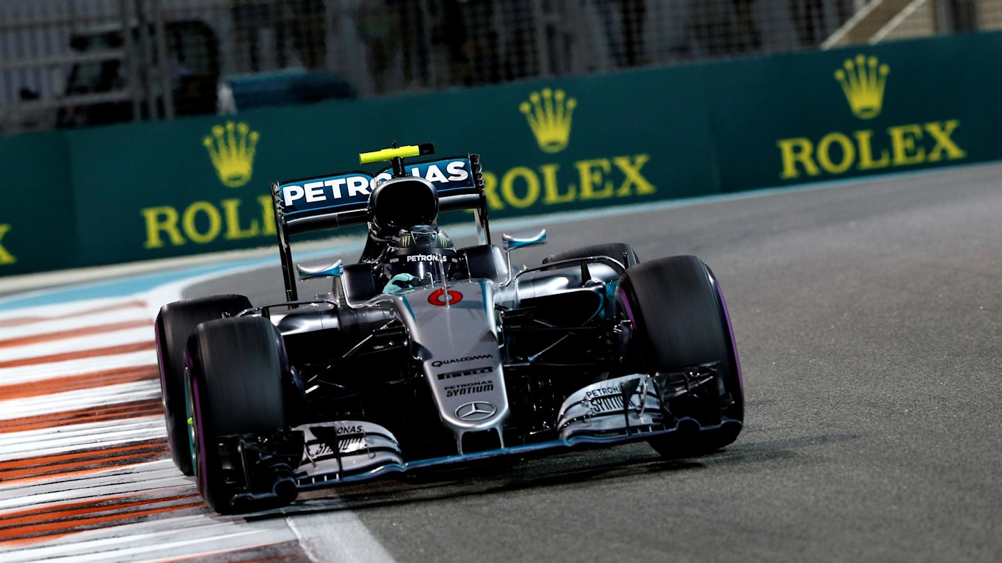 Nico Rosberg (GER) Mercedes-Benz F1 W07 Hybrid at Formula One World Championship, Rd21, Abu Dhabi