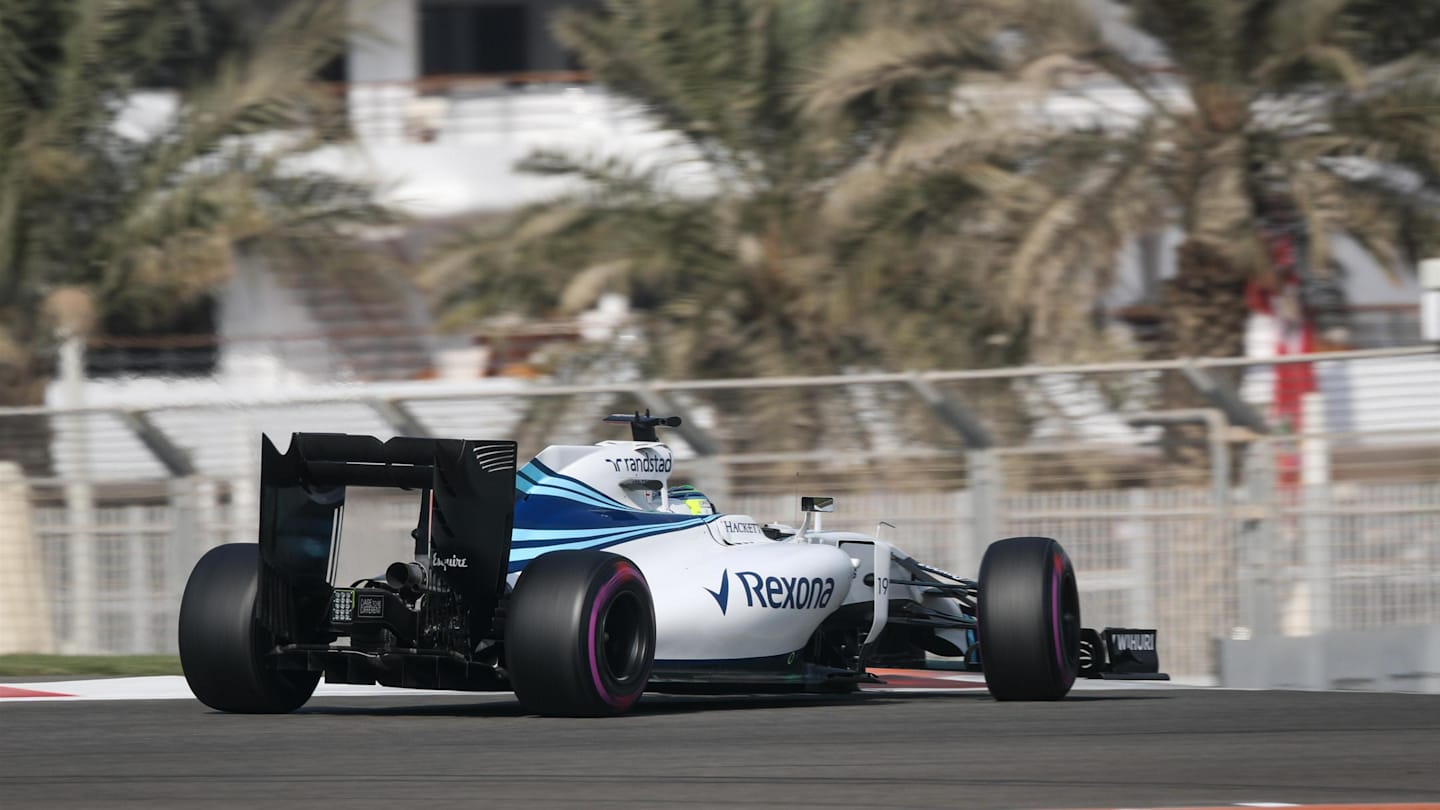 Felipe Massa (BRA) Williams FW38 at Formula One World Championship, Rd21, Abu Dhabi Grand Prix, Qualifying, Yas Marina Circuit, Abu Dhabi, UAE, Saturday 26 November 2016. © Sutton Images