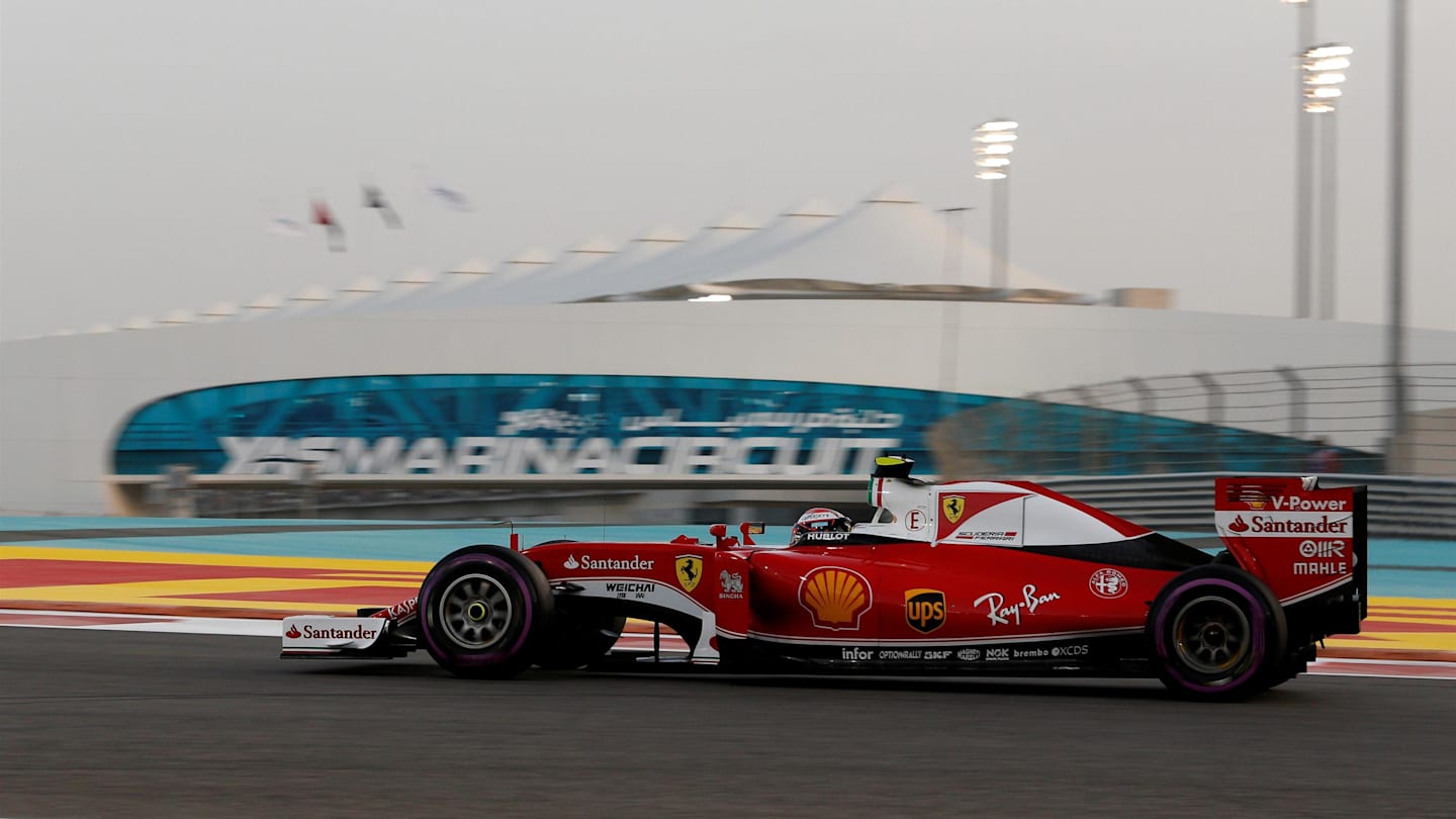 Kimi Raikkonen (FIN) Ferrari SF16-H at Formula One World Championship, Rd21, Abu Dhabi Grand Prix, Qualifying, Yas Marina Circuit, Abu Dhabi, UAE, Saturday 26 November 2016. © Sutton Images