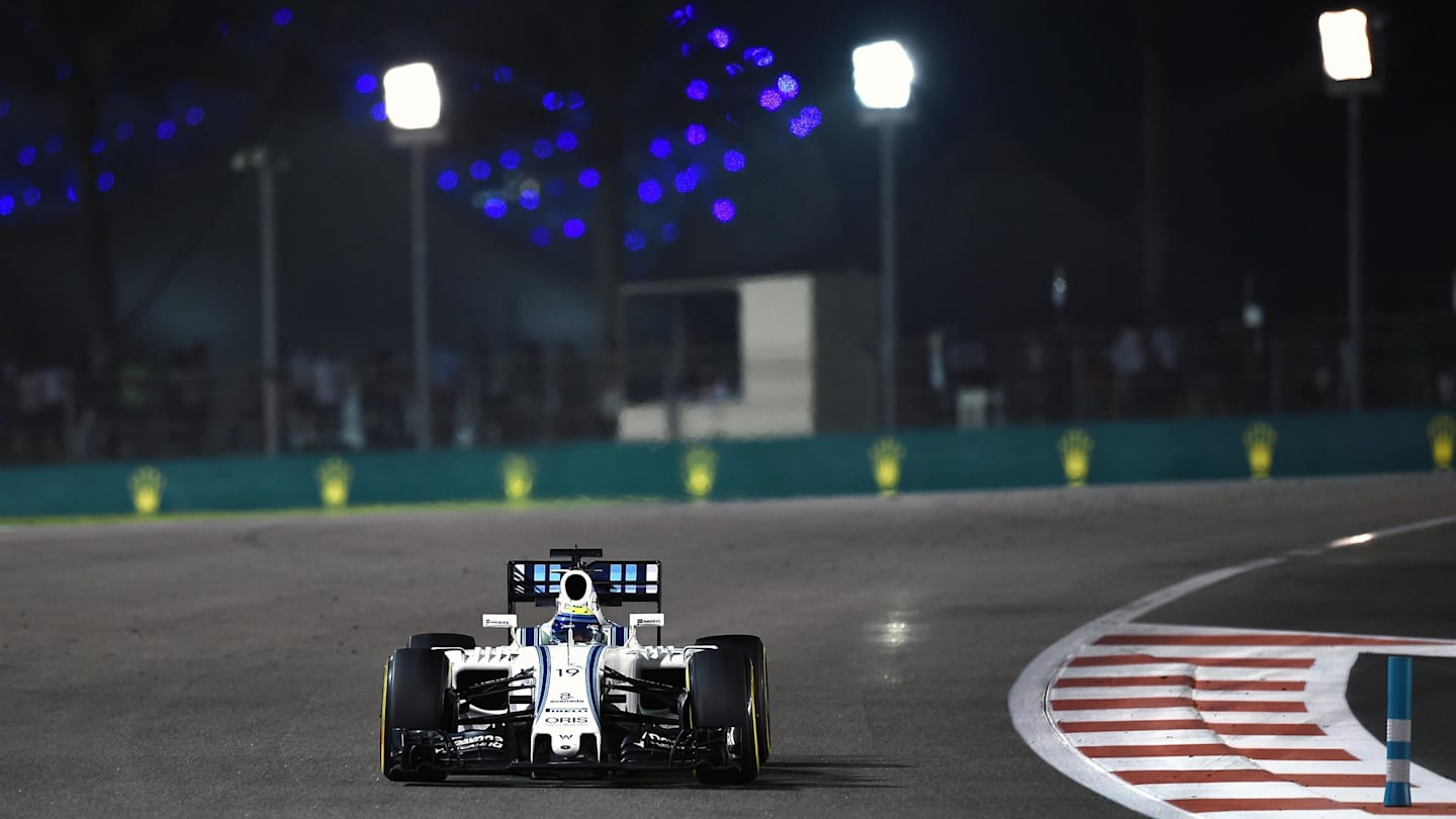 Felipe Massa (BRA) Williams FW38 at Formula One World Championship, Rd21, Abu Dhabi Grand Prix, Race, Yas Marina Circuit, Abu Dhabi, UAE, Sunday 27 November 2016. © Sutton Images