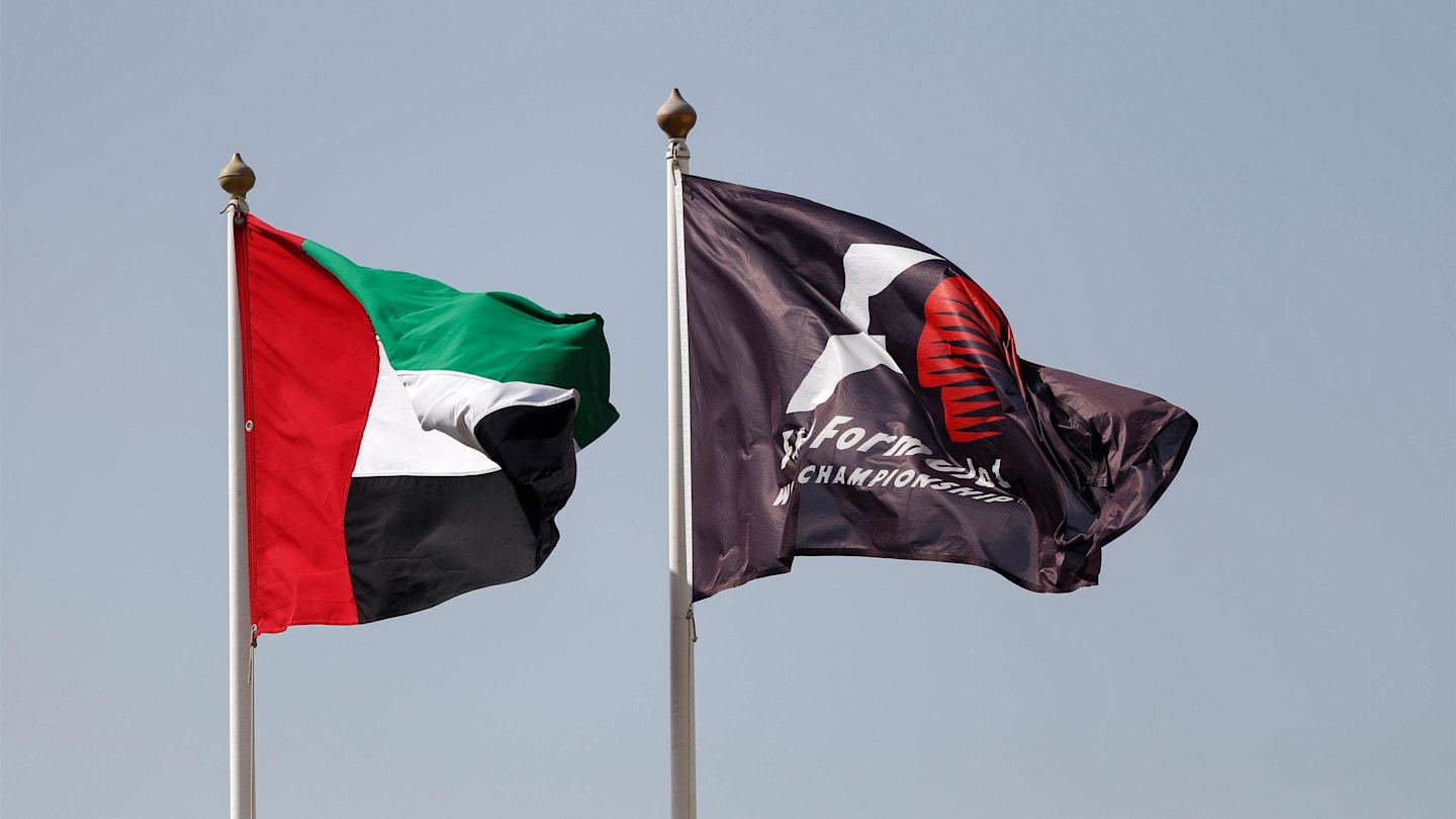 Flags at Formula One World Championship, Rd21, Abu Dhabi Grand Prix, Preparations, Yas Marina Circuit, Abu Dhabi, UAE, Thursday 24 November 2016. © Sutton Images