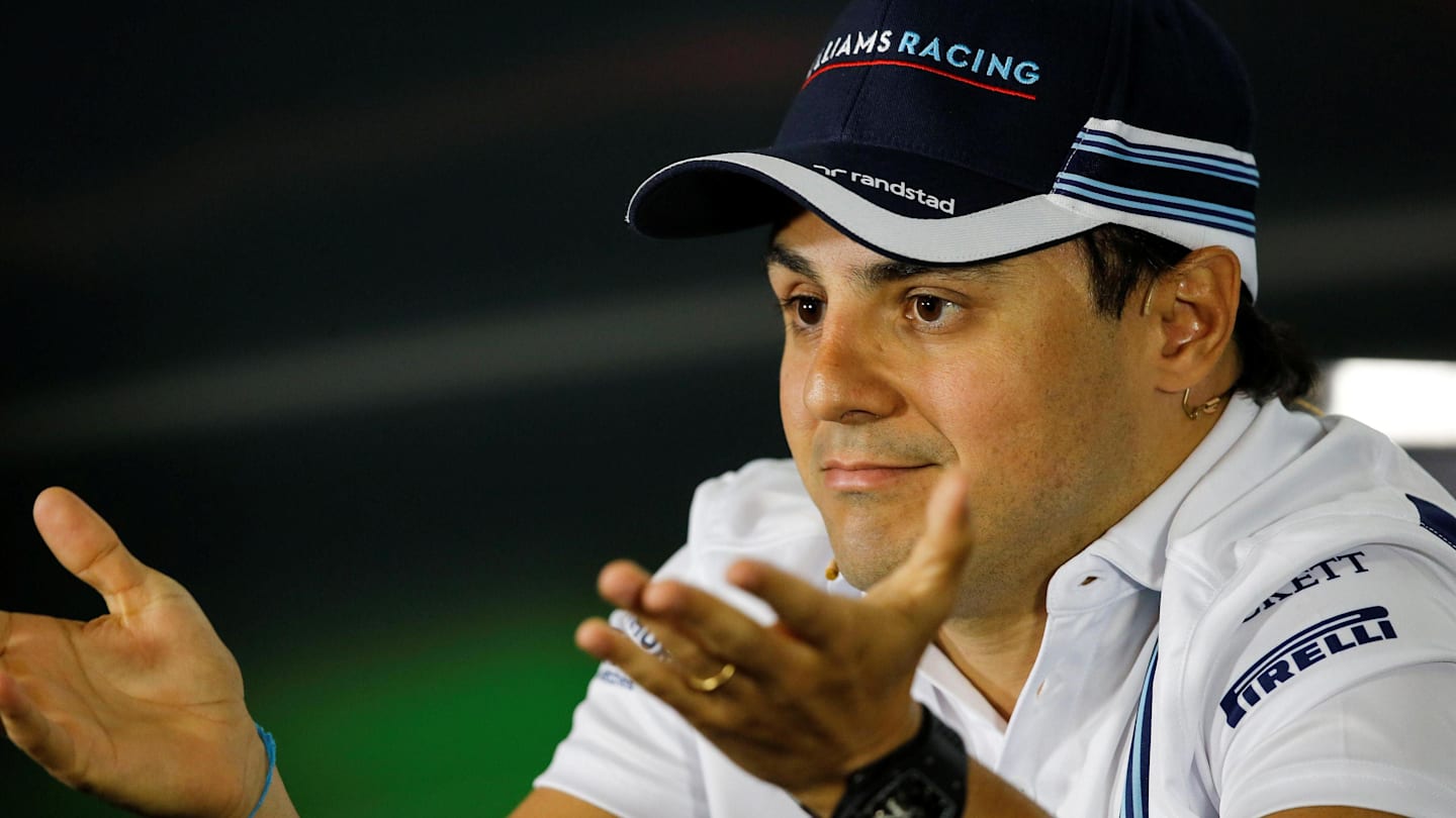 Felipe Massa (BRA) Williams in the Press Conference at Formula One World Championship, Rd21, Abu Dhabi Grand Prix, Preparations, Yas Marina Circuit, Abu Dhabi, UAE, Thursday 24 November 2016. © Sutton Images