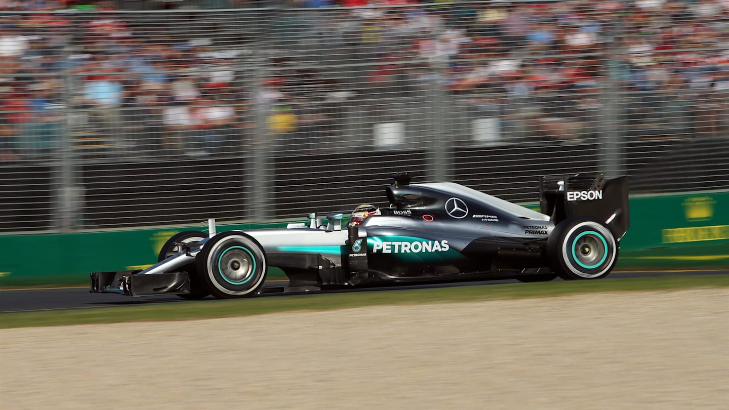 Lewis Hamilton (GBR) Mercedes-Benz F1 W07 Hybrid at Formula One World Championship, Rd1, Australian
