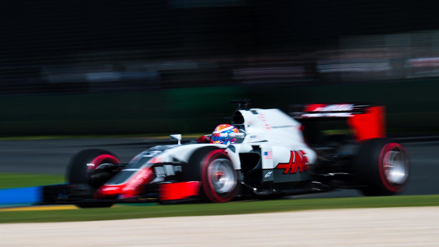 Romain Grosjean (FRA) Haas VF-16 at Formula One World Championship, Rd1, Australian Grand Prix,