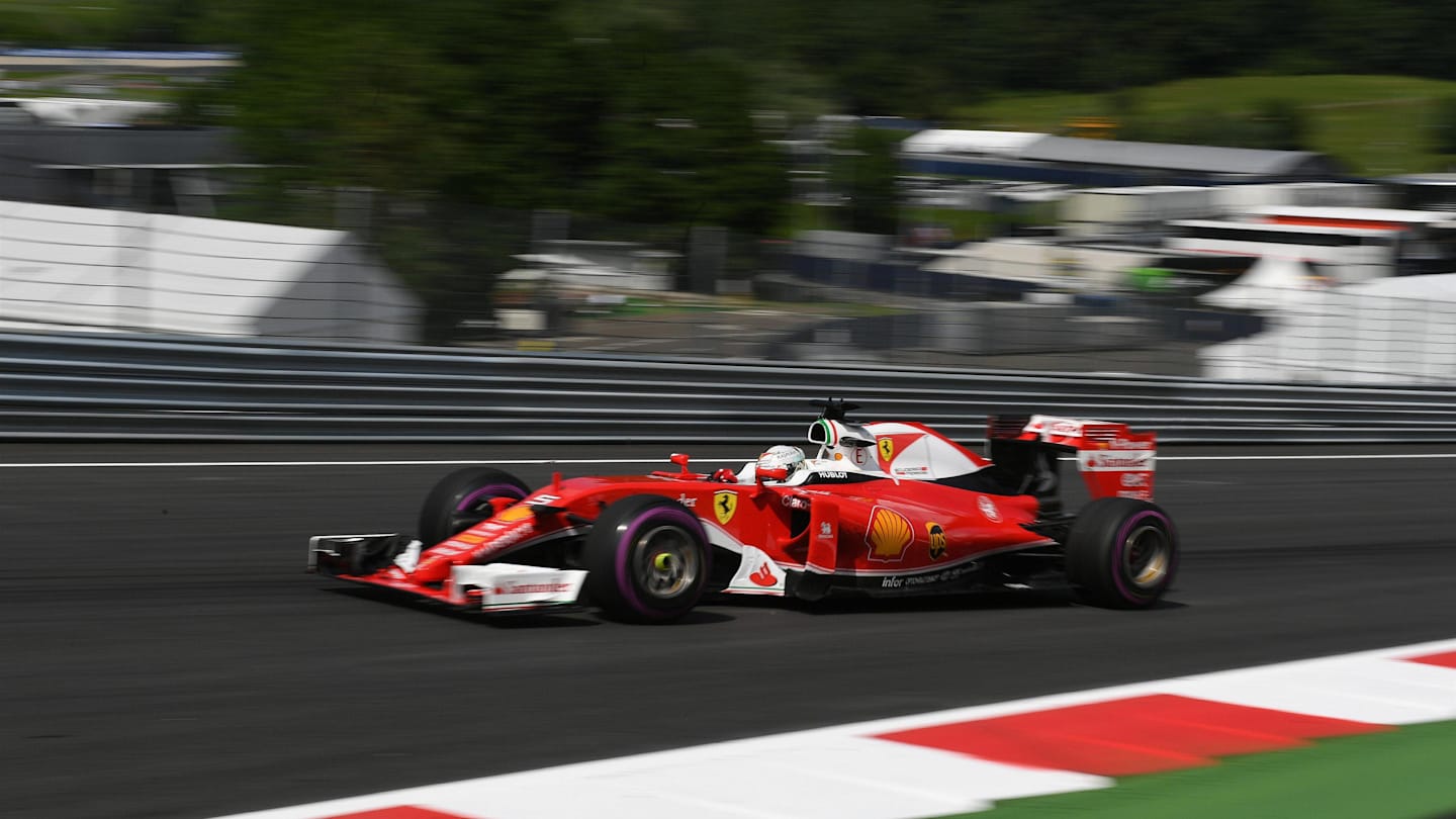 Sebastian Vettel (GER) Ferrari SF16-H at Formula One World Championship, Rd9, Austrian Grand Prix,