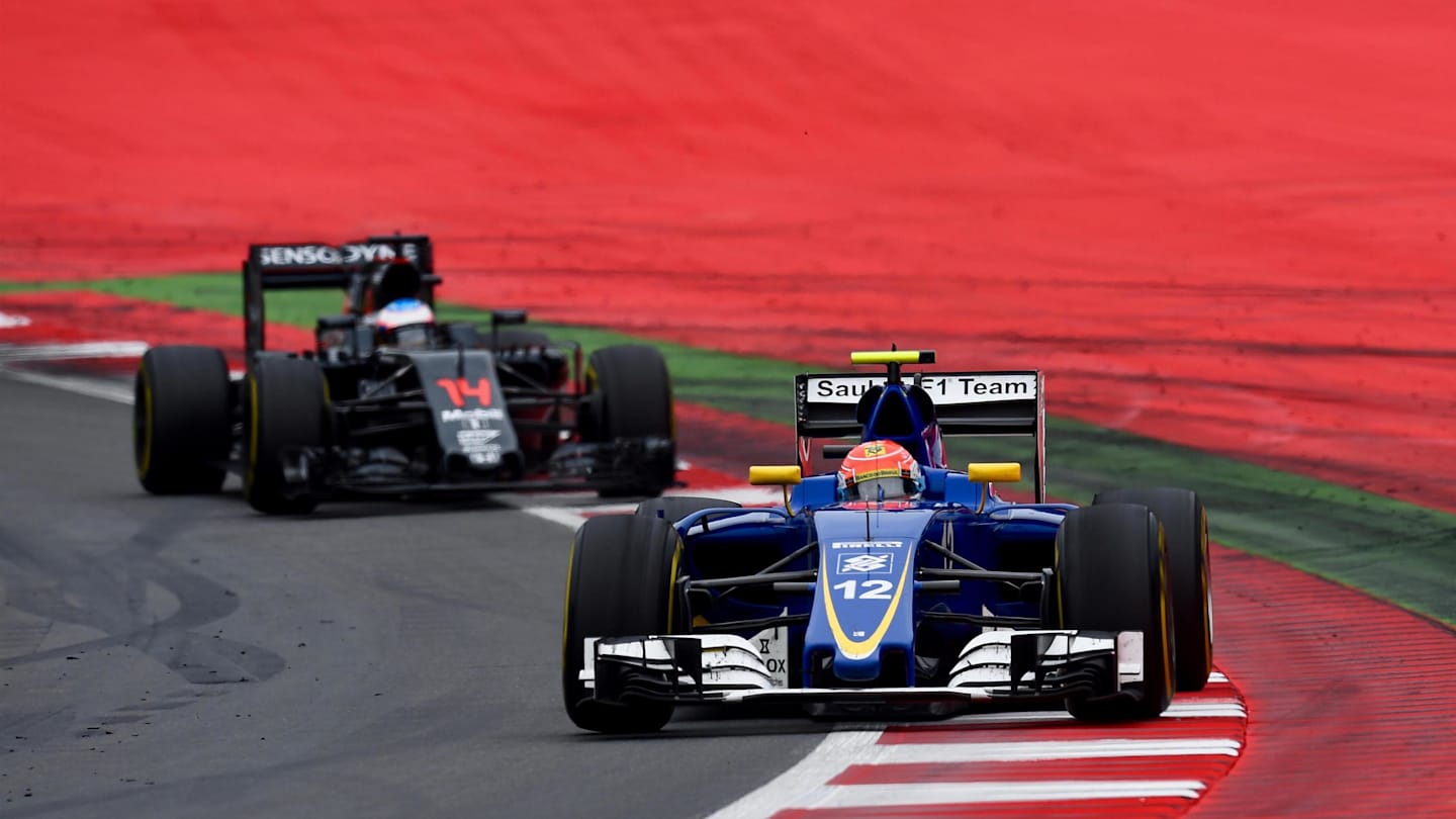 Felipe Nasr (BRA) Sauber C35 at Formula One World Championship, Rd9, Austrian Grand Prix, Race,