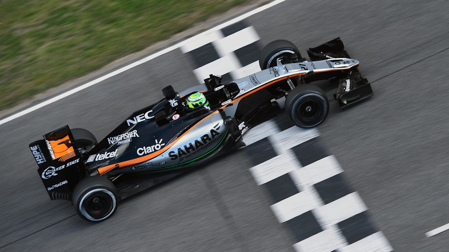 Nico Hulkenberg (GER) Force India VJM09 at Formula One Testing, Day Three, Barcelona, Spain,