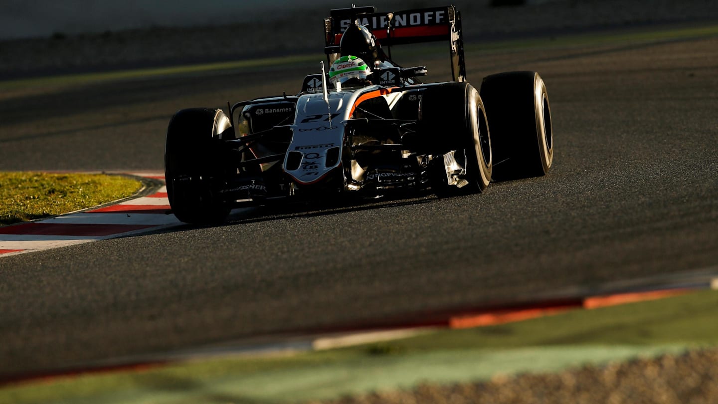 Nico Hulkenberg (GER) Force India VJM09 at Formula One Testing, Day Three, Barcelona, Spain,