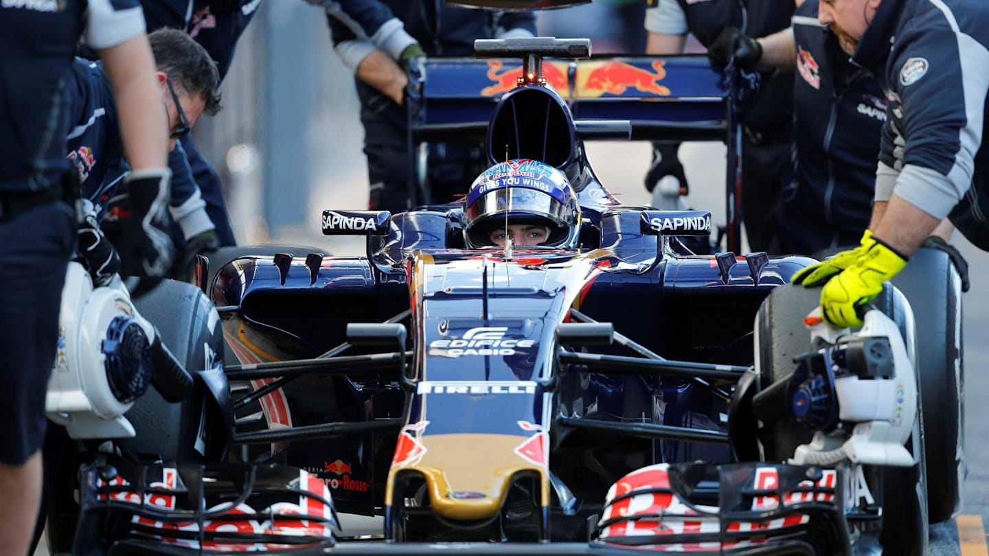 Max Verstappen (NDL) Scuderia Toro Rosso STR11 at Formula One Testing, Day One, Barcelona, Spain,