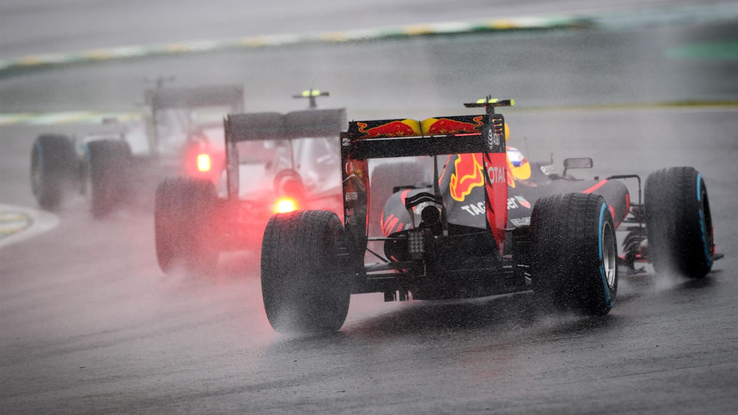 Max Verstappen (NED) Red Bull Racing RB12 at Formula One World Championship, Rd20, Brazilian Grand