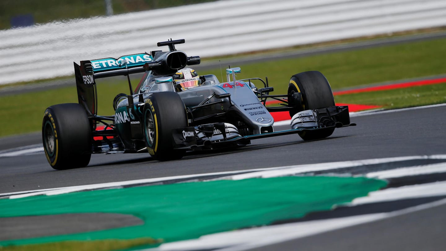 Lewis Hamilton (GBR) Mercedes-Benz F1 W07 Hybrid at Formula One World Championship, Rd10, British