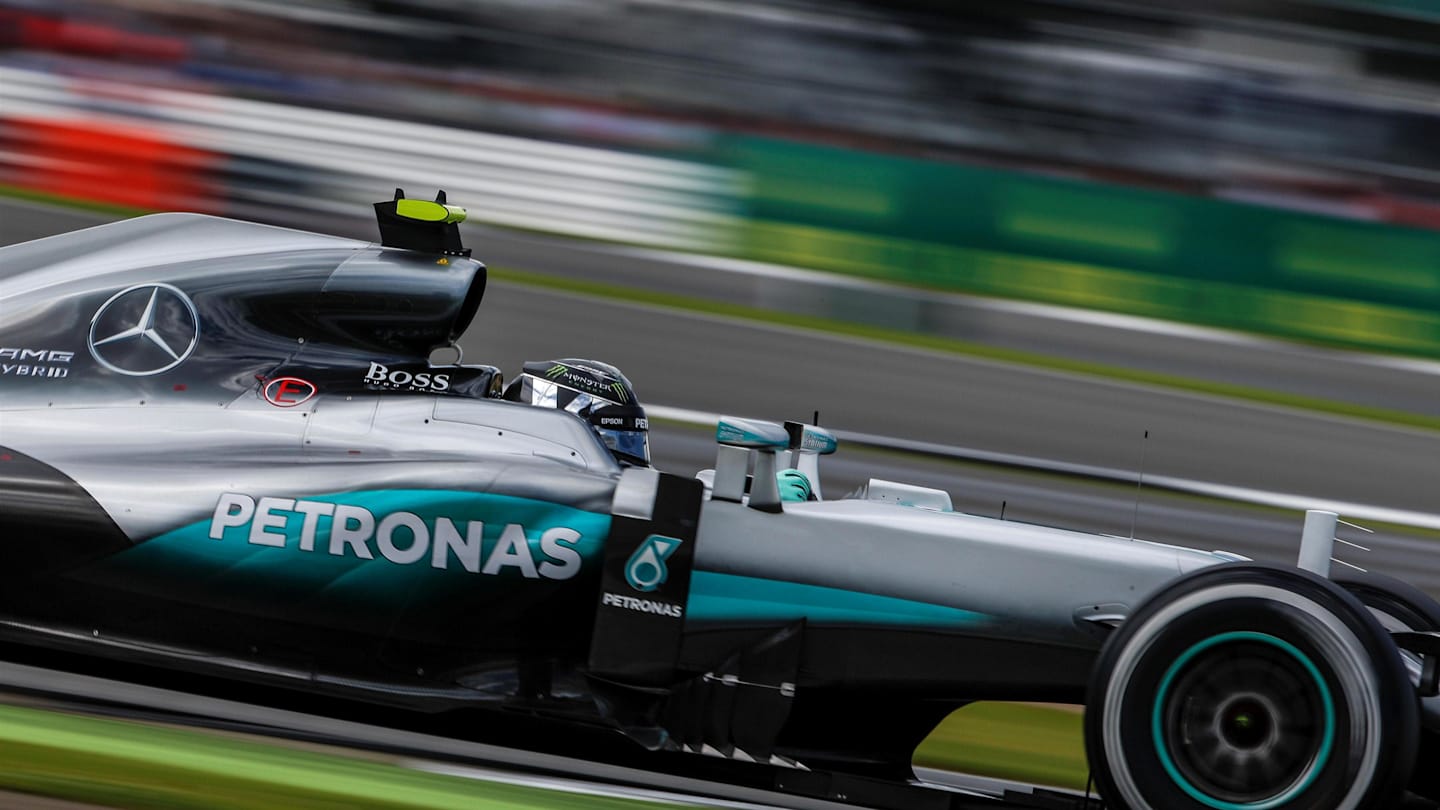 Nico Rosberg (GER) Mercedes-Benz F1 W07 Hybrid at Formula One World Championship, Rd10, British