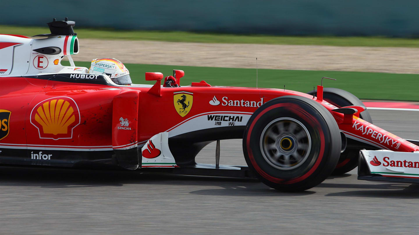 Sebastian Vettel (GER) Ferrari SF16-H at Formula One World Championship, Rd3, Chinese Grand Prix,