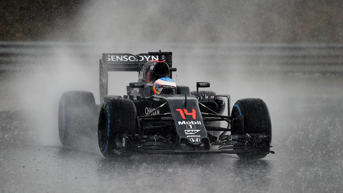 Fernando Alonso (ESP) McLaren MP4-31 at Formula One World Championship, Rd11, Hungarian Grand Prix,