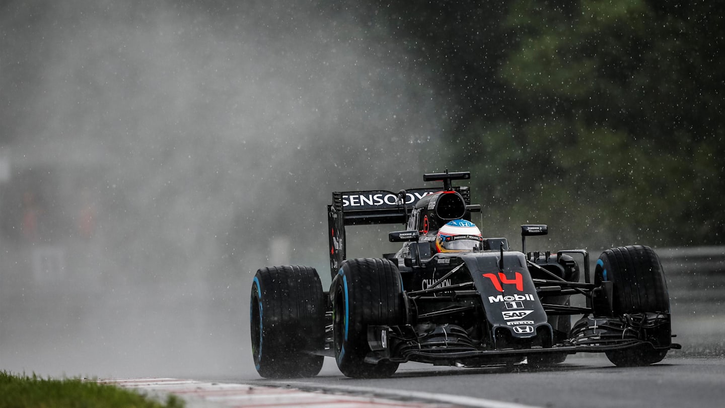 Fernando Alonso (ESP) McLaren MP4-31 at Formula One World Championship, Rd11, Hungarian Grand Prix,