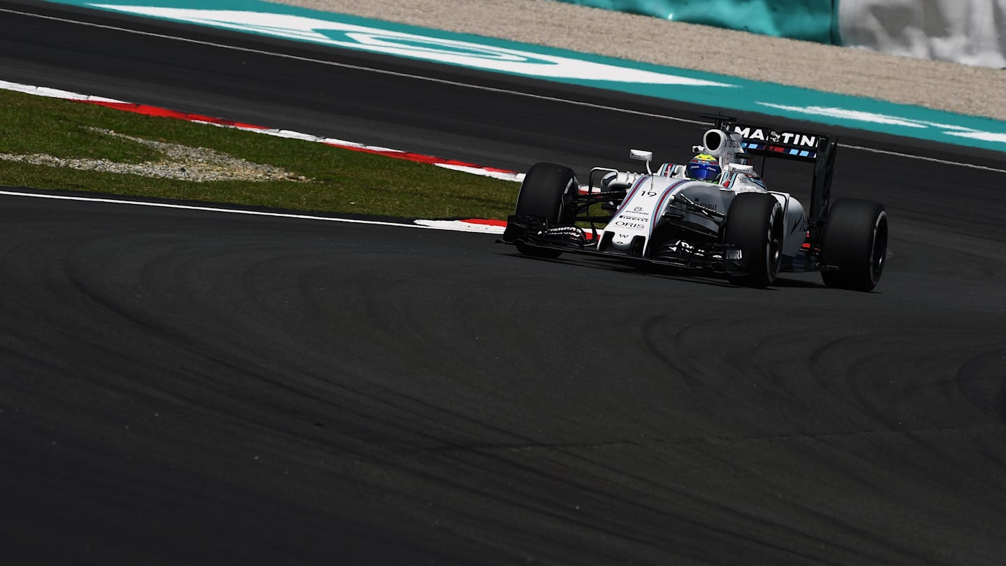 Felipe Massa (BRA) Williams FW38 at Formula One World Championship, Rd16, Malaysian Grand Prix, Practice, Sepang, Malaysia, Friday 30 September 2016. © Sutton Images