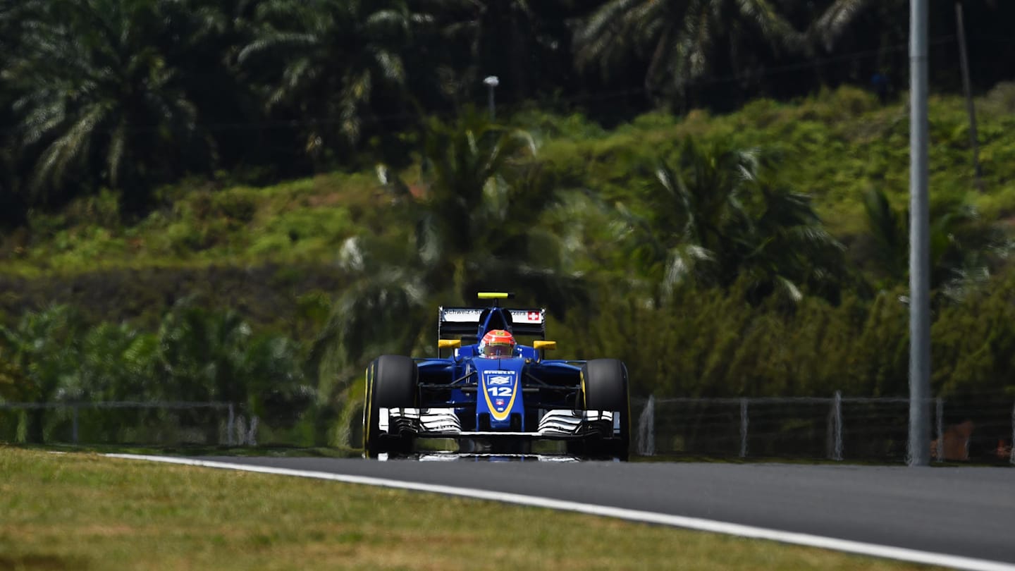 Felipe Nasr (BRA) Sauber C35 at Formula One World Championship, Rd16, Malaysian Grand Prix, Practice, Sepang, Malaysia, Friday 30 September 2016. © Sutton Images