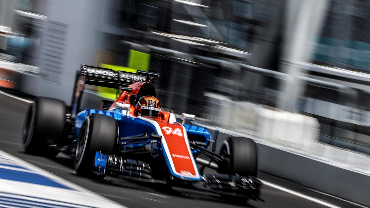 Pascal Wehrlein (GER) Manor Racing MRT05 at Formula One World Championship, Rd16, Malaysian Grand Prix, Practice, Sepang, Malaysia, Friday 30 September 2016. © Sutton Images