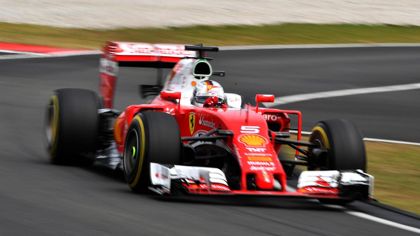 Sebastian Vettel (GER) Ferrari SF16-H at Formula One World Championship, Rd16, Malaysian Grand Prix, Qualifying, Sepang, Malaysia, Saturday 1 October 2016. © Sutton Images