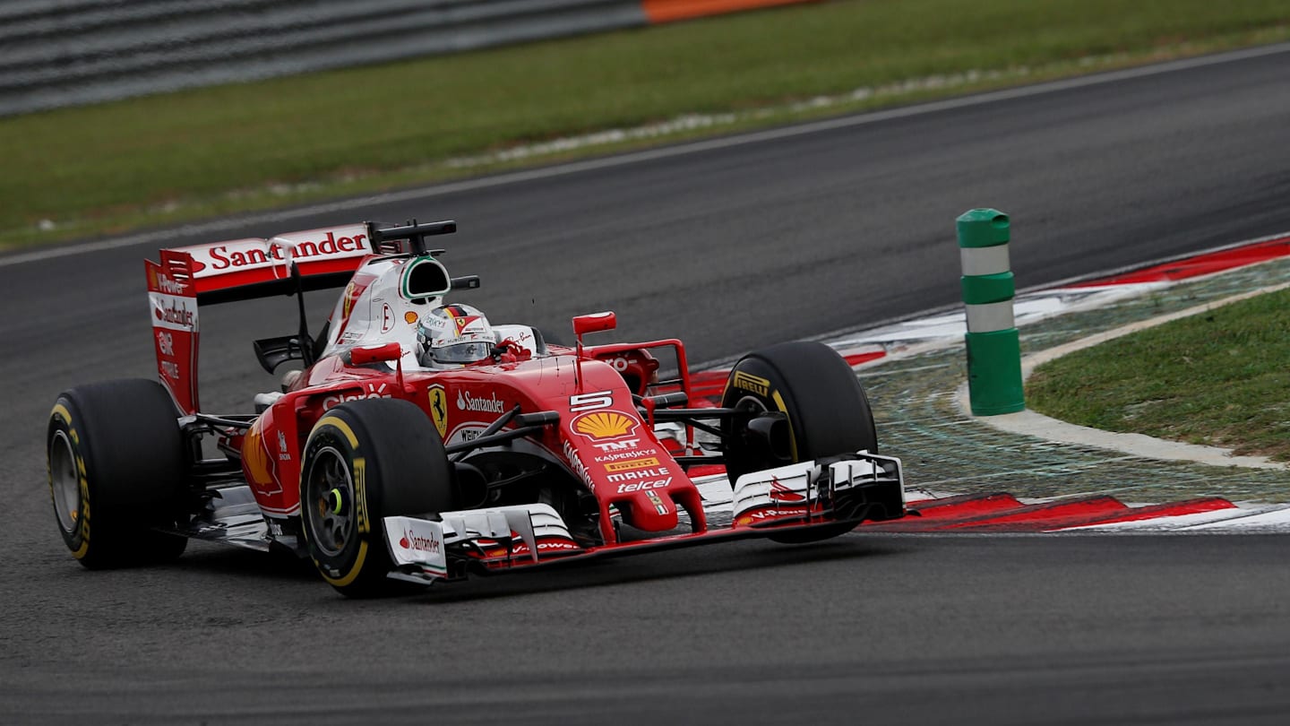 Sebastian Vettel (GER) Ferrari SF16-H at Formula One World Championship, Rd16, Malaysian Grand Prix, Qualifying, Sepang, Malaysia, Saturday 1 October 2016. © Sutton Images