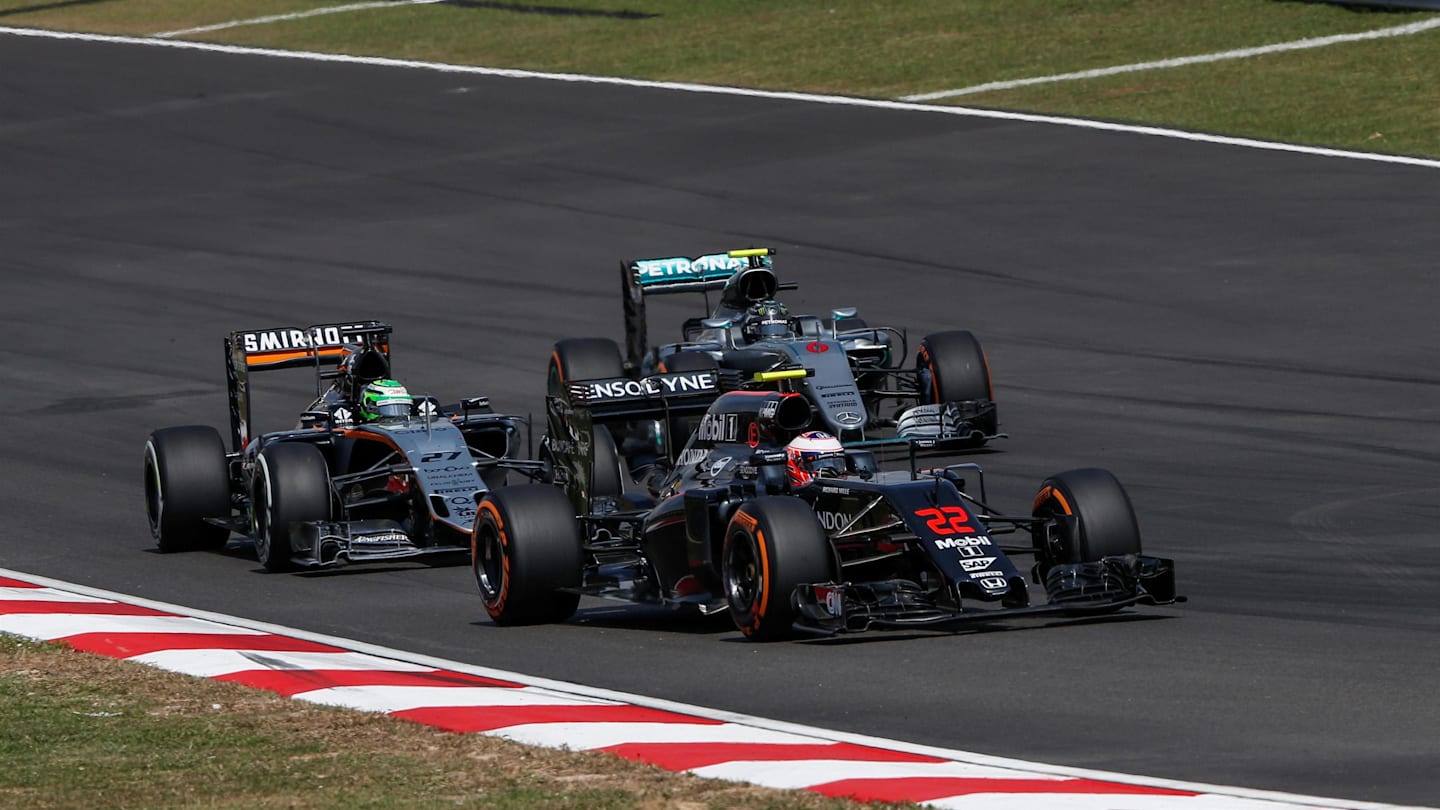 Jenson Button (GBR) McLaren MP4-31 at Formula One World Championship, Rd16, Malaysian Grand Prix, Race, Sepang, Malaysia, Sunday 2 October 2016. © Sutton Images