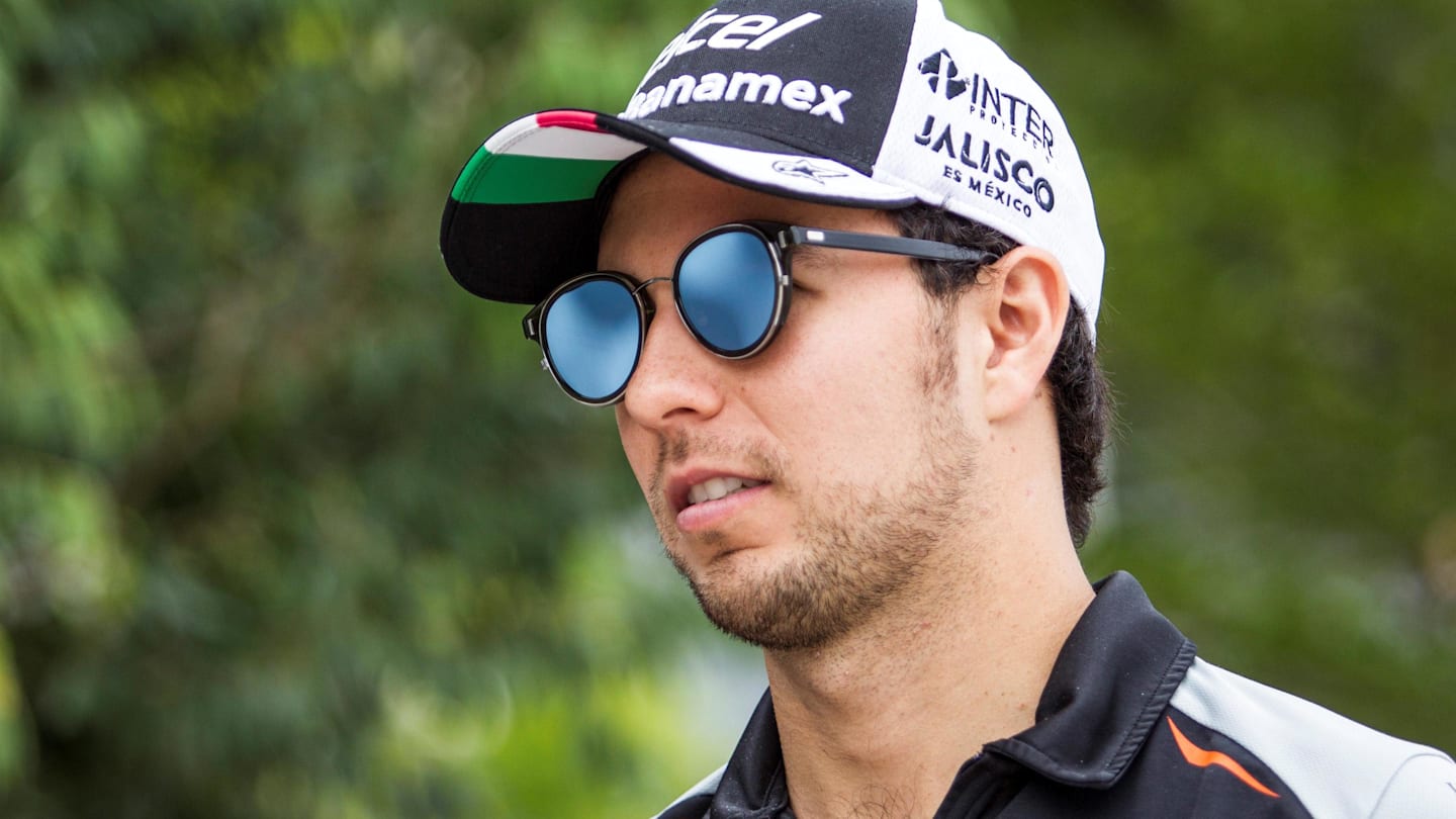 Sergio Perez (MEX) Force India at Formula One World Championship, Rd16, Malaysian Grand Prix, Preparations, Sepang, Malaysia, Thursday 29 September 2016. © Sutton Images