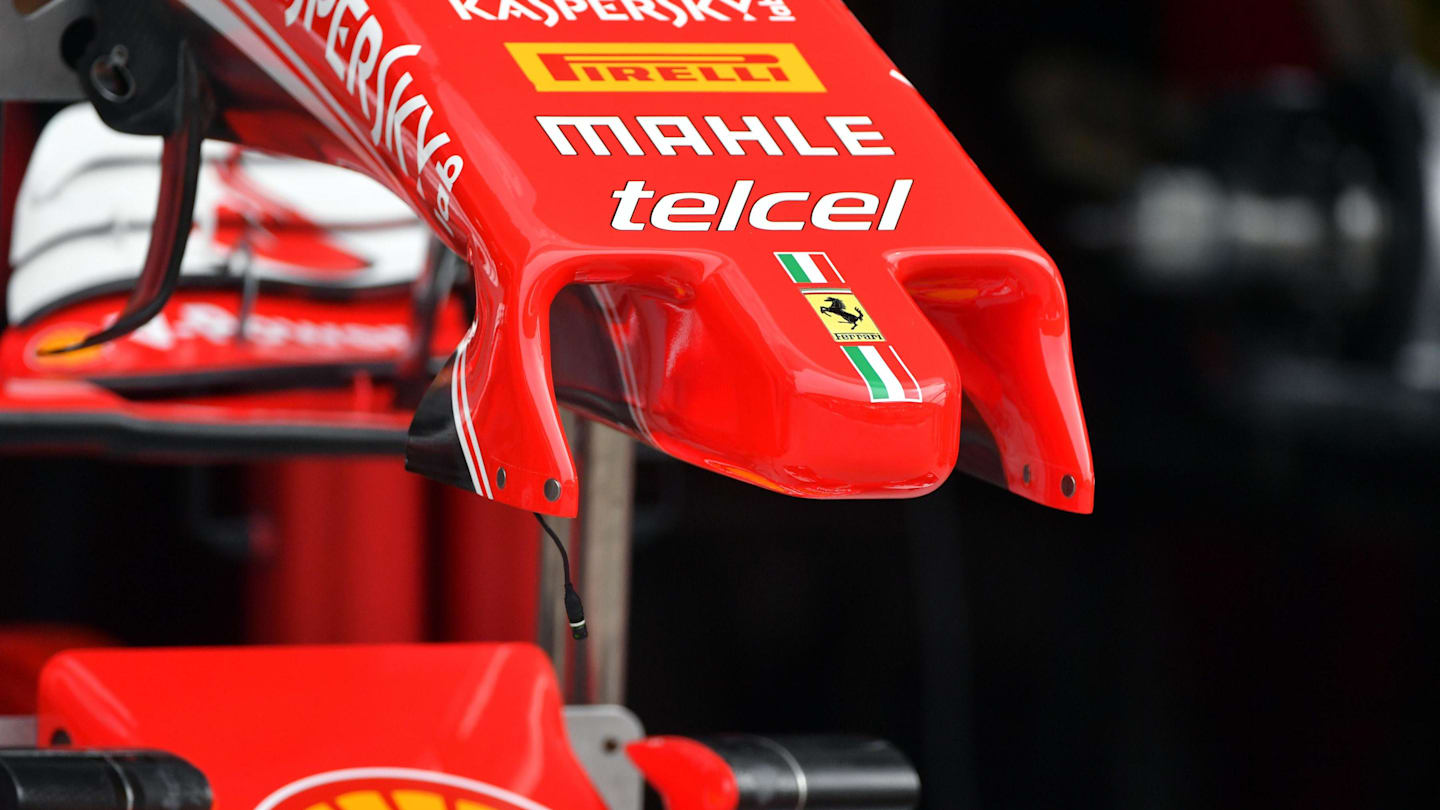 Ferrari SF16-H nose detail at Formula One World Championship, Rd16, Malaysian Grand Prix, Preparations, Sepang, Malaysia, Thursday 29 September 2016. © Sutton Images