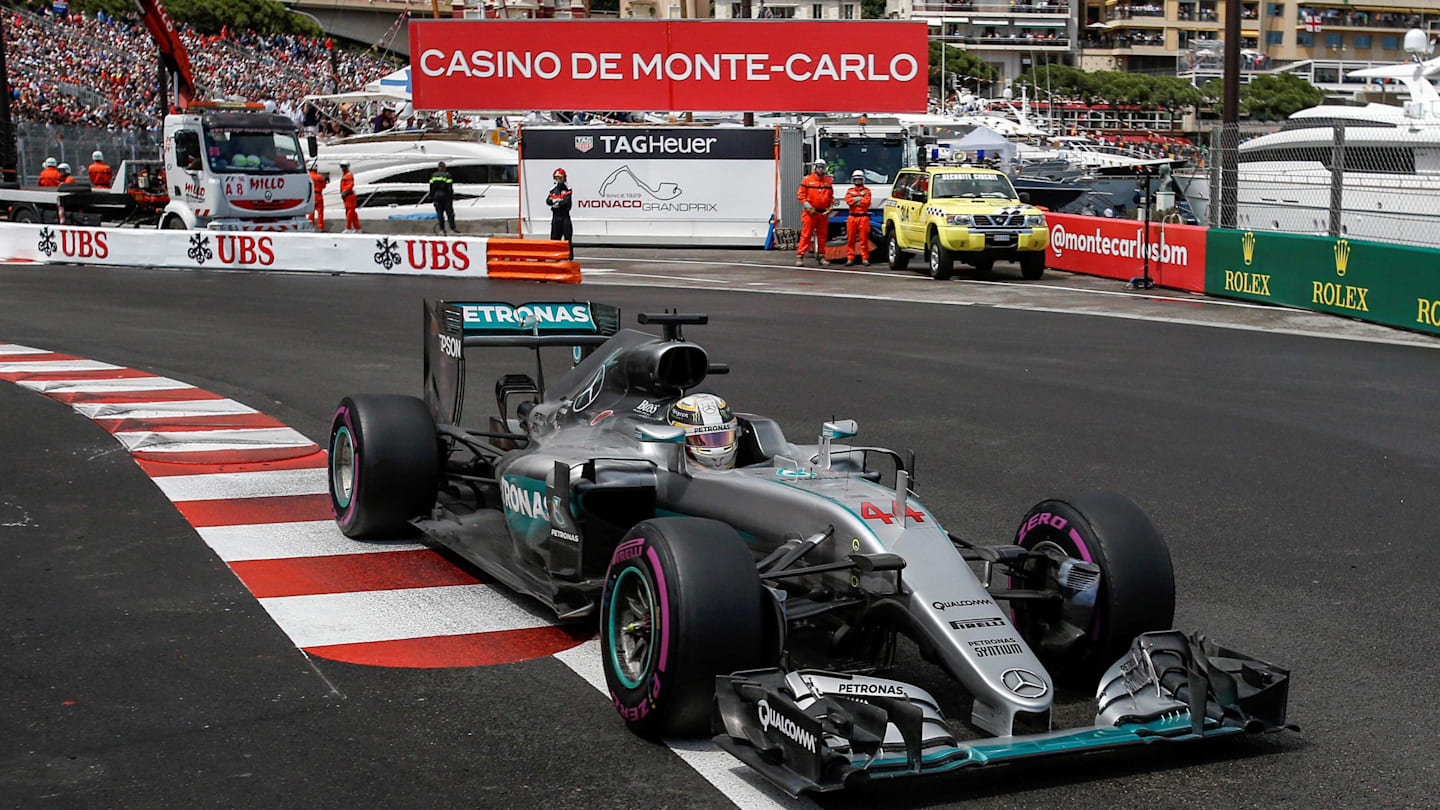 Lewis Hamilton (GBR) Mercedes-Benz F1 W07 Hybrid at Formula One World Championship, Rd6, Monaco